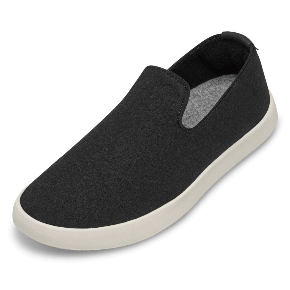 Allbirds Men's Wool Loungers - Slip-Ons Black - BXM894523